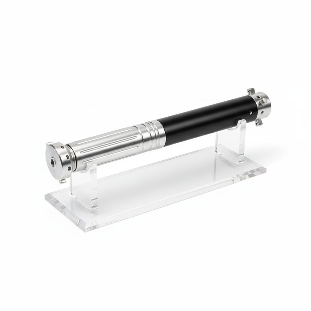 Sabre laser sur support d'affichage - Fond blanc